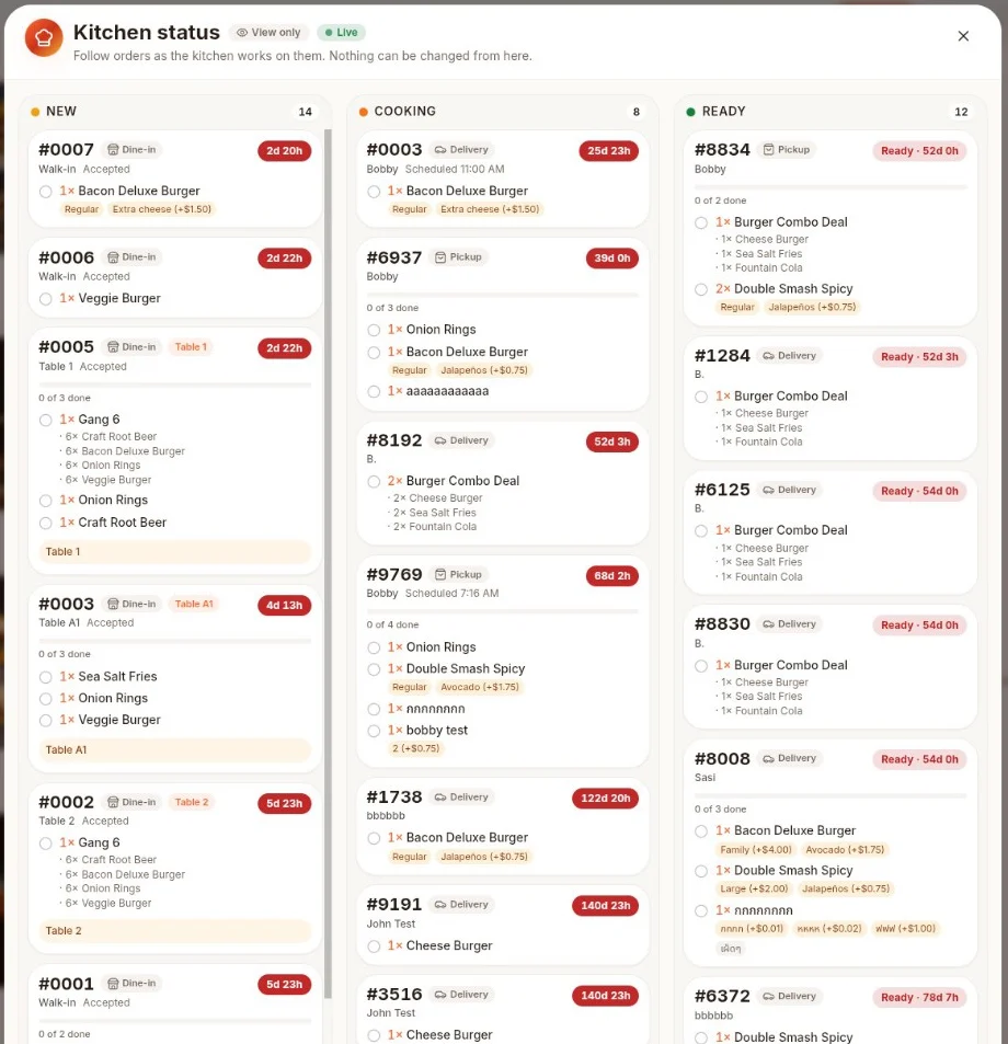 FavorNoms app preview